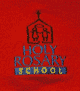Holy Rosary School Logo on Sweatshirt Uniform